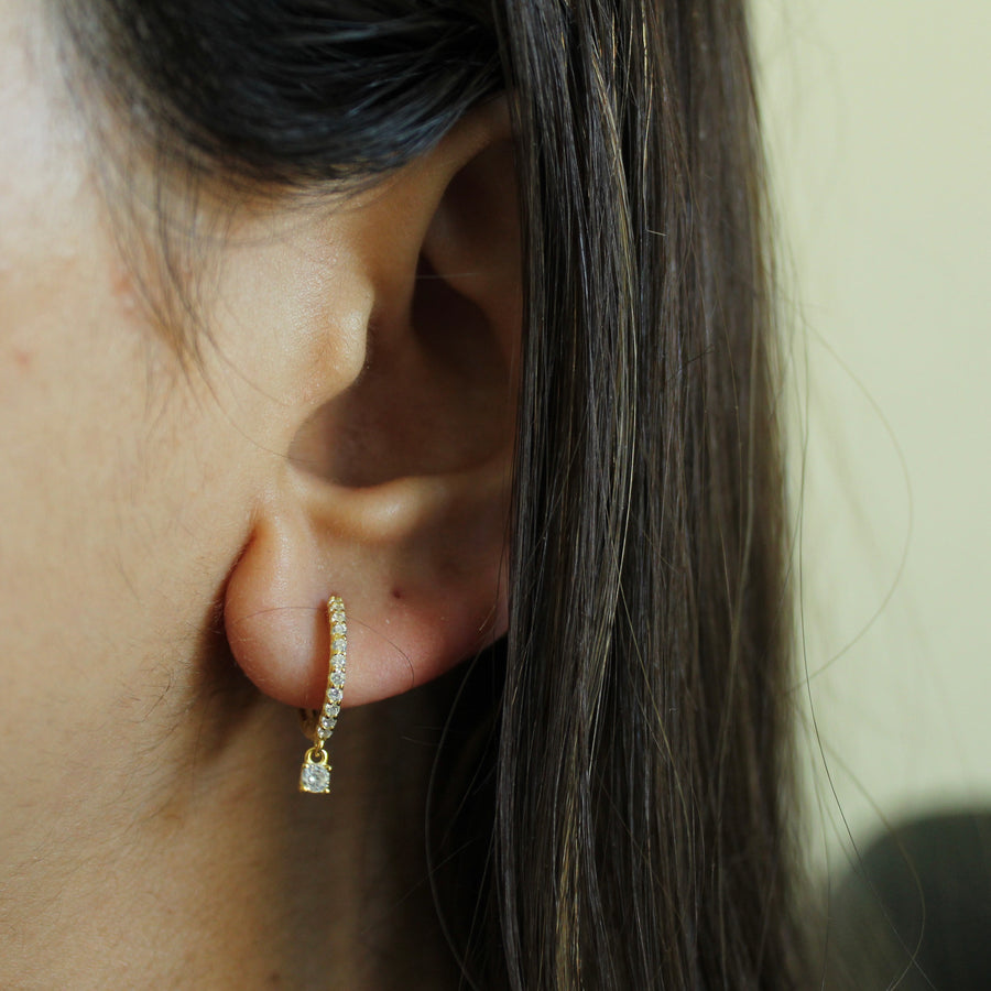 Drop Stud Earrings